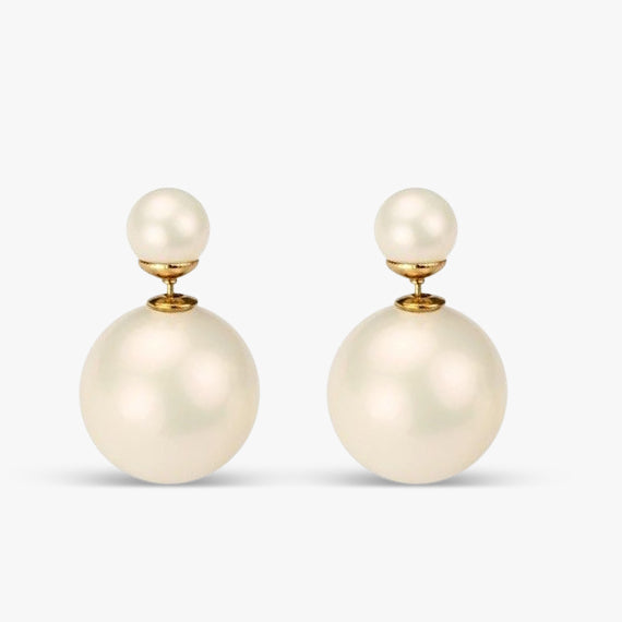 Pearl Oversized Studs - byvickyjewelry