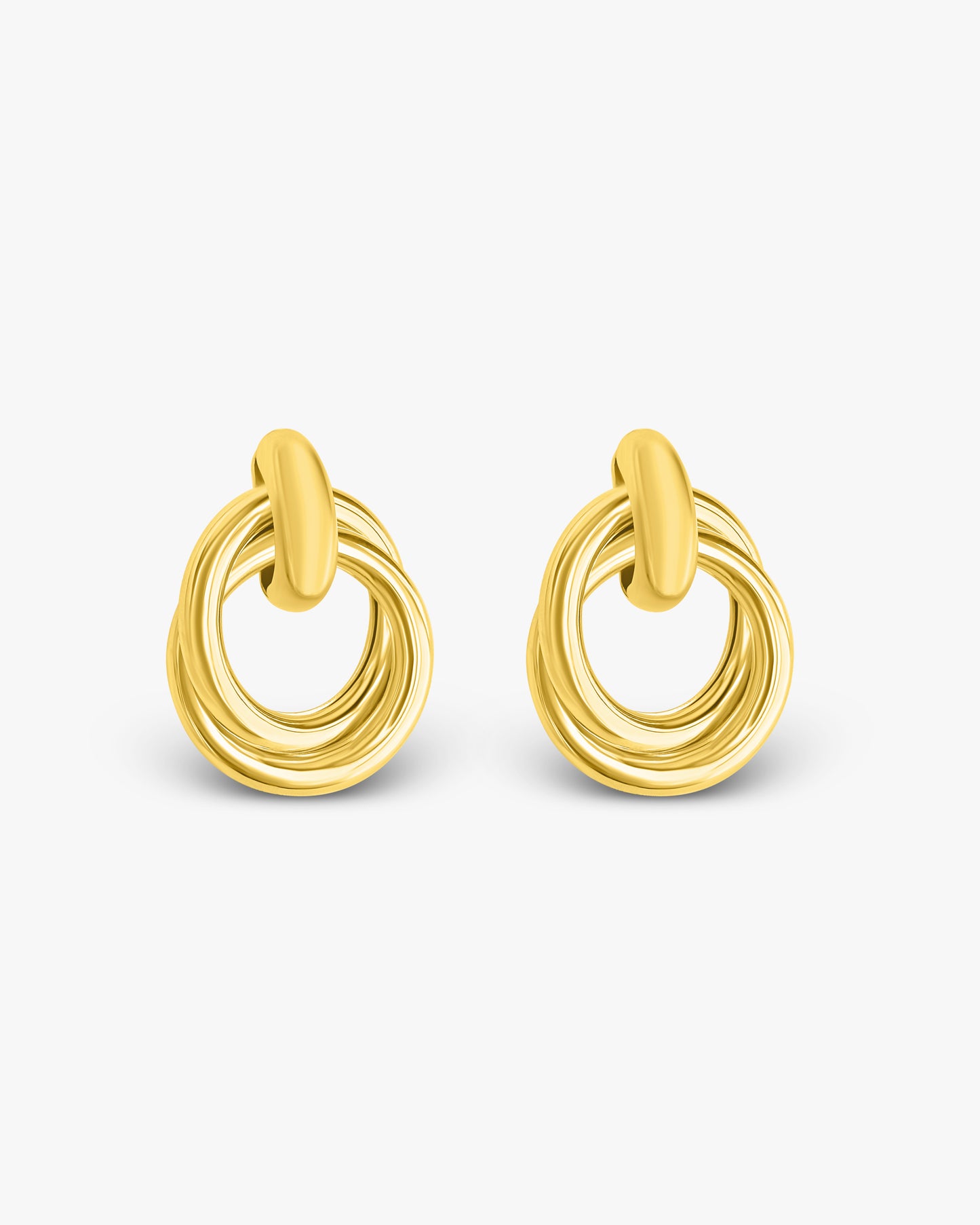 Teresa Circle Knot Earrings - byvickyjewelry