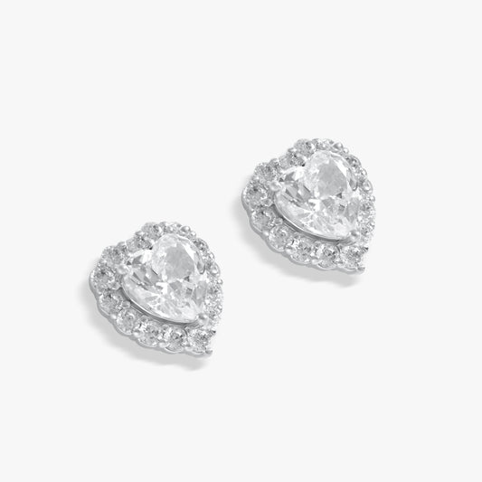 Tiny Heart Studs Earrings - byvickyjewelry